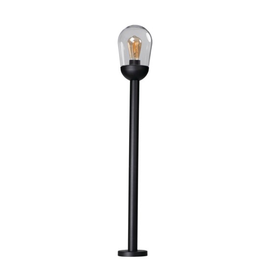 Kanlux Außenleuchte, Outdoorlampe LIEGO E27 Schwarz IP44 36530