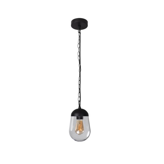 Kanlux Außenleuchte, Outdoorlampe LIEGO E27 Schwarz IP44 36531