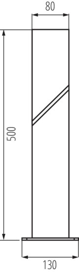 Kanlux Außenleuchte, Outdoorlampe LAVEN E27 Graphit IP44 36546