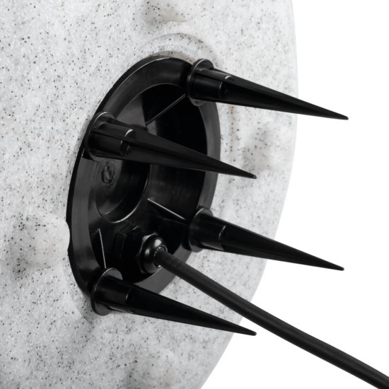 Gartenkugel Kugelleuchte Ø490 mm Ball 230V E27 IP65 Garten Lampe Naturstein Optik Kanlux Stono