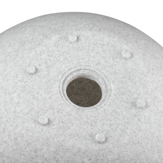 Gartenkugel Kugelleuchte Ø780 mm Ball 230V E27 IP65 Garten Lampe Naturstein Optik Kanlux Stono