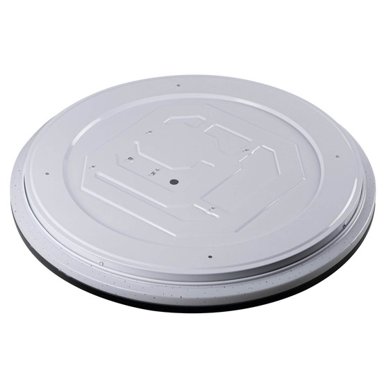 Kanlux LED Deckenleuchte Arvos 37W CCT warm-/tageslichtweiss 3000-6500K Fernbedienung Schwarz Stahl Ø50cm 37329