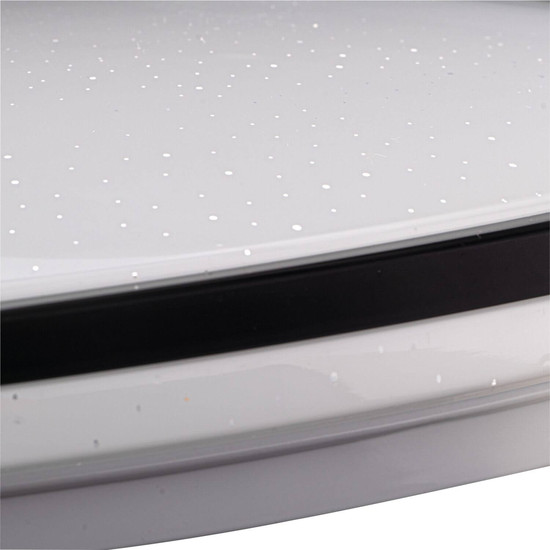 Kanlux LED Deckenleuchte Arvos 37W CCT warm-/tageslichtweiss 3000-6500K Fernbedienung Schwarz Stahl Ø50cm 37329
