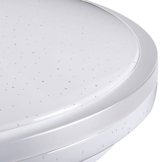 Kanlux LED Deckenleuchte Arvos 37W CCT warm-/tageslichtweiss 3000-6500K Fernbedienung Weiß Stahl Ø50cm 37332