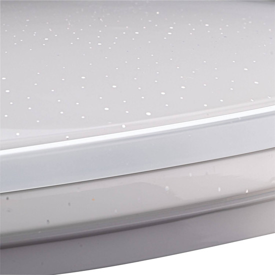 Kanlux LED Deckenleuchte Arvos 37W CCT warm-/tageslichtweiss 3000-6500K Fernbedienung Weiß Stahl Ø50cm 37332