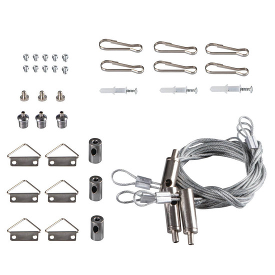 Kanlux 3x Seilabhängung für LED Panel 1,2m 37336