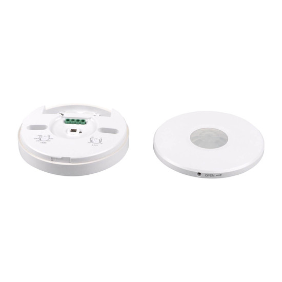 Kanlux Bewegungsmelder Zona Mini PIR Decke IP65 Reichweite 8m Weiß 37365