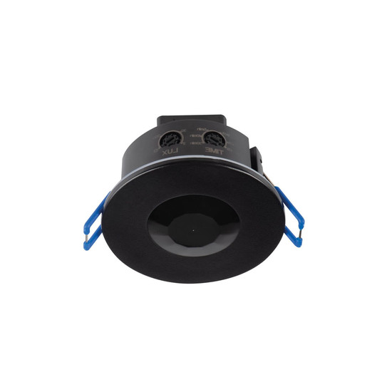 Kanlux Bewegungsmelder Merge PIR Decke Einbau IP65 Schwarz Linse Schwarz 37371