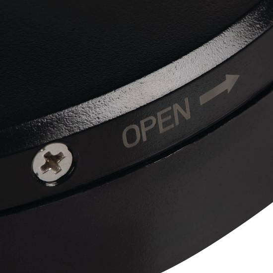 Kanlux Bewegungsmelder Zona Mini PIR Decke IP65 Reichweite 6,5m Schwarz Linse Schwarz 37374