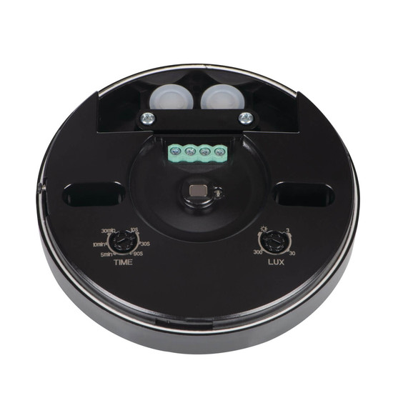 Kanlux Bewegungsmelder Zona Mini PIR Decke IP65 Reichweite 8m Schwarz 37377