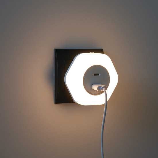 Kanlux LED Nachtlicht Bola warmweiss 3000K Weiß 37397