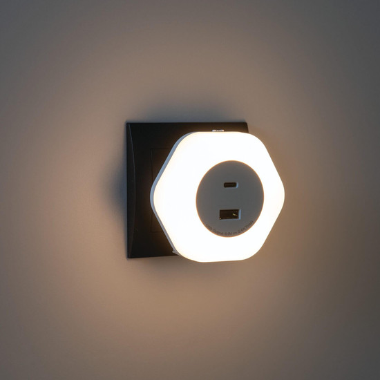 Kanlux LED Nachtlicht Bola warmweiss 3000K Weiß 37397