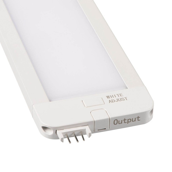 Kanlux LED Unterbauleuchte Daxa 5W CCT warm-/neutral-/tageslichtweiss 3000K/4000K/5500K dimmbar mit Sensor Weiß Aluminium 38122