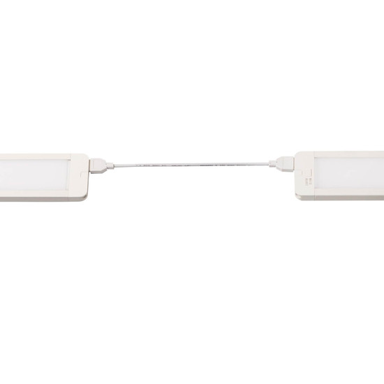 Kanlux LED Unterbauleuchte Daxa 5W CCT warm-/neutral-/tageslichtweiss 3000K/4000K/5500K dimmbar mit Sensor Weiß Aluminium 38122