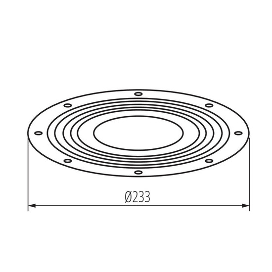 Kanlux Linse für LED Hallenstrahler HB Pro Strong 150W 60° 38138