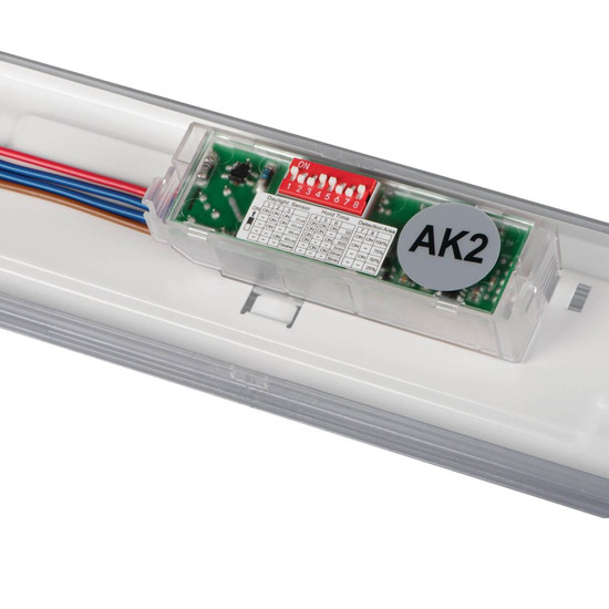 Kanlux LED Feuchtraumleuchte MAH Pro 52W einstellbar neutralweiss 4000K IP66 Grau 150cm 38141
