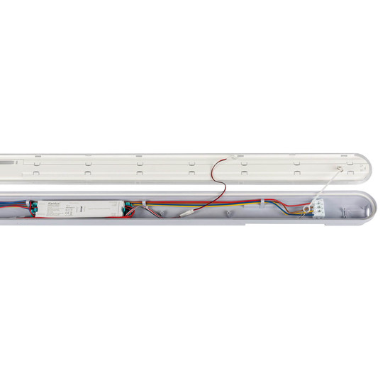 Kanlux LED Notleuchte MAH Pro 38W einstellbar neutralweiss 4000K IP66 Notlicht Grau 120cm 38147