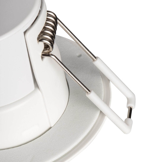 Kanlux LED Downlight Fizu 5,5W CCT warm-/neutral-/tageslichtweiss 3000K/4000K/6500K IP65 Weiß Ø8cm 38268