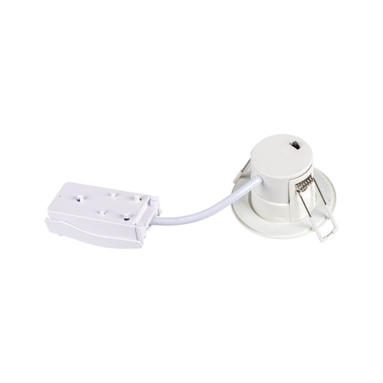 Kanlux LED Downlight Fizu 5,5W CCT warm-/neutral-/tageslichtweiss 3000K/4000K/6500K IP65 Weiß Ø8cm 38268