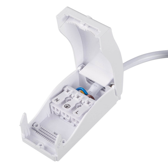 Kanlux LED Downlight Fizu 5,5W CCT warm-/neutral-/tageslichtweiss 3000K/4000K/6500K IP65 Weiß Ø8cm 38268