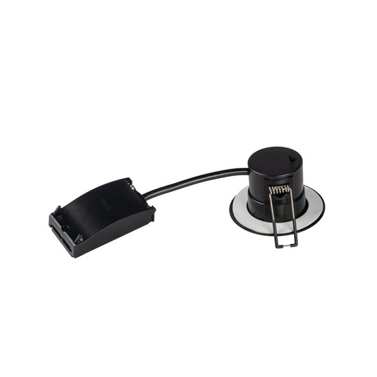 Kanlux LED Downlight Fizu 5,5W CCT warm-/neutral-/tageslichtweiss 3000K/4000K/6500K IP65 Schwarz Ø8cm 38269
