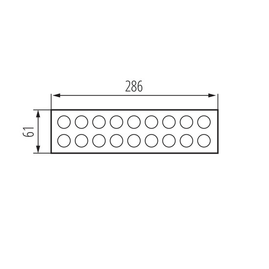 Kanlux 4x Linse für Stromschienenstrahler LTL symmetrisch 60° 38394
