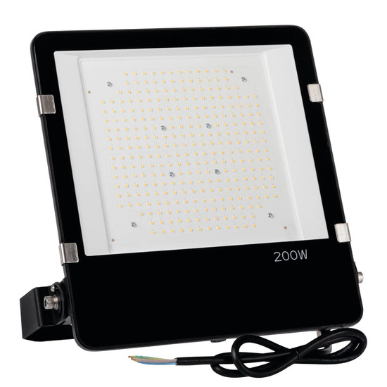 Kanlux LED Fluter Agor 200W neutralweiss 4000K IP65 Schwarz Metall 38422