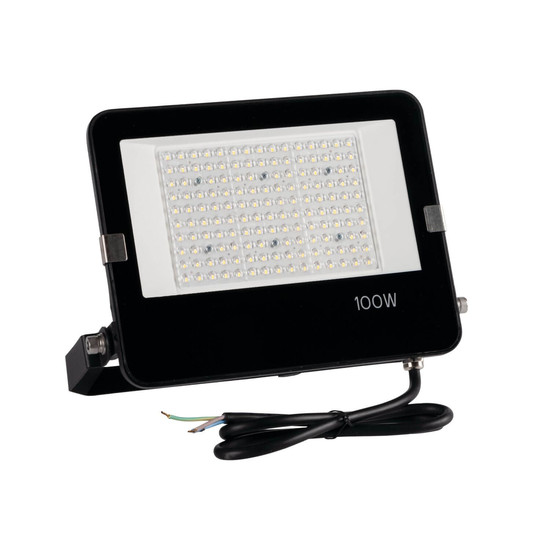 Kanlux LED Fluter Agor 100W neutralweiss 4000K IP65 asymmetrisch Schwarz Metall 38423