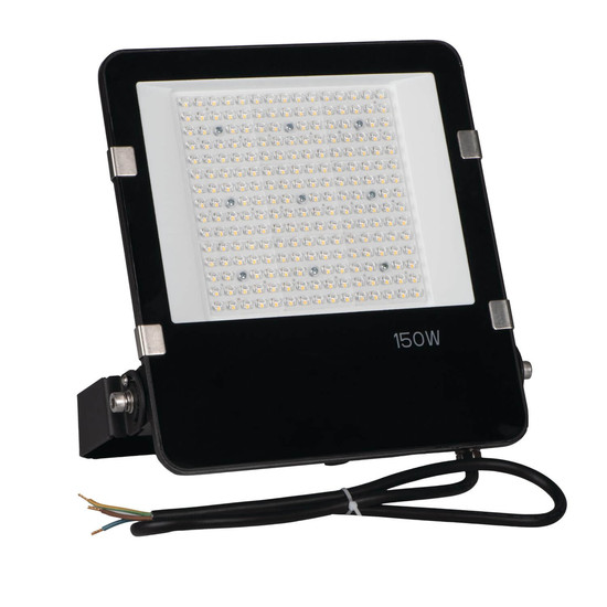 Kanlux LED Fluter Agor 150W neutralweiss 4000K IP65 asymmetrisch Schwarz Metall 38424
