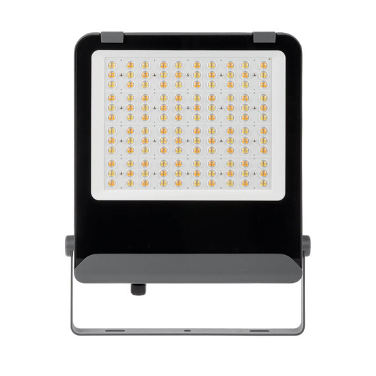 Kanlux LED Fluter Agor 200W einstellbar CCT warm-/neutral-/tageslichtweiss 3000K/4000K/6000K IP65 Schwarz Metall 38429