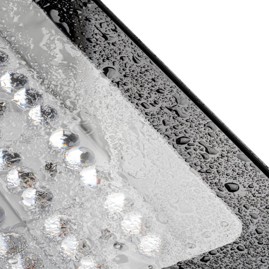 Kanlux LED Fluter Agor 200W einstellbar CCT warm-/neutral-/tageslichtweiss 3000K/4000K/6000K IP65 Schwarz Metall 38429