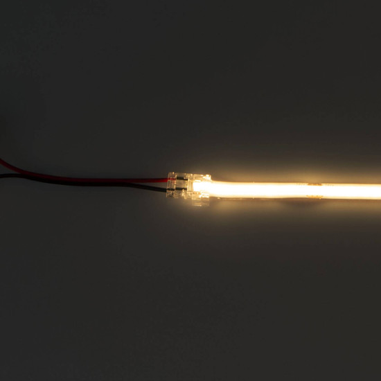 Kanlux Einspeiseverbinder für LED Streifen einfarbig 8mm mit Kabel 38470