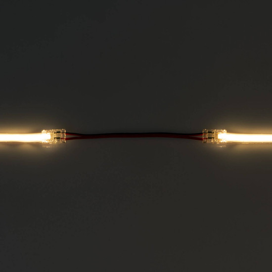 Kanlux Verbinder für LED Streifen einfarbig 8mm Verbindungskabel 38471