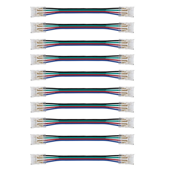 Kanlux Verbinder für LED Streifen RGB 10mm Verbindungskabel 38476