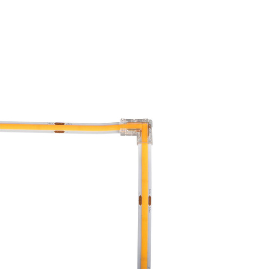 Kanlux 2x Verbinder für LED Streifen einfarbig 8mm L-Form 38479