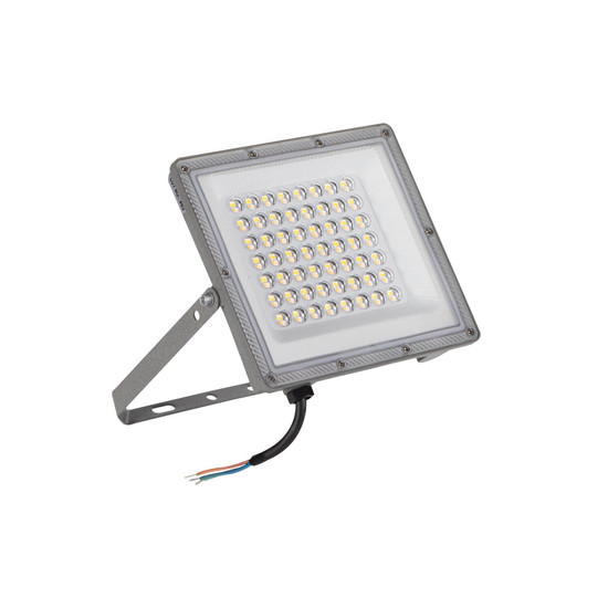 Kanlux LED Fluter Acete 50W CCT warm-/neutral-/tageslichtweiss 3000K/4000K/6500K IP65 Grau Aluminium 38493