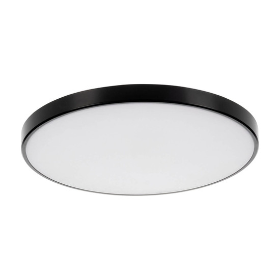 Kanlux LED Deckenleuchte S Plafon 20W CCT warm-/tageslichtweiss 3000-6500K dimmbar WLAN App Schwarz Ø39cm 38610
