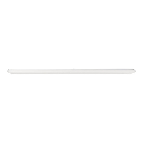 Kanlux LED Langfeldleuchte Lincea 45W einstellbar CCT warm-/neutral-/tageslichtweiss 3000K/4000K/6500K Weiß Stahl 120x17cm 38796