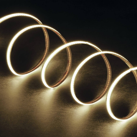 Kanlux LED Streifen 5m LCOB 14W/m 12V CCT warm-/tageslichtweiss 2700-6500K 90Ra dimmbar IP65 10mm 38912