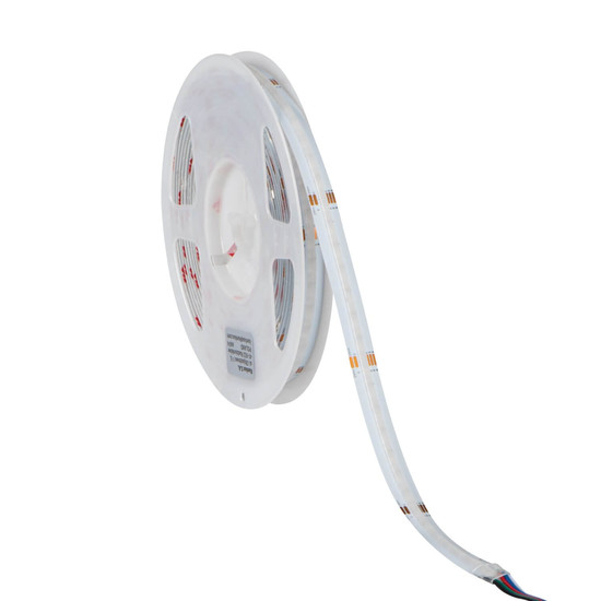 Kanlux LED Streifen 5m LCOB 19W/m 24V RGB + neutralweiss 4000K 90Ra dimmbar 12mm 38913
