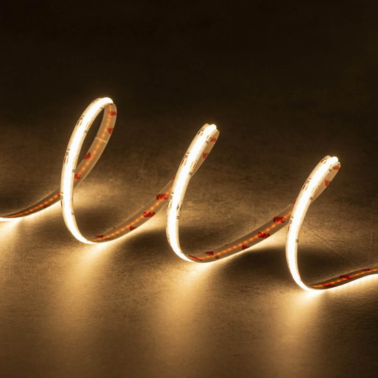 Kanlux LED Streifen 5m LCOB 21W/m 24V RGB + CCT 3000-6100K 90Ra dimmbar 12mm 38915