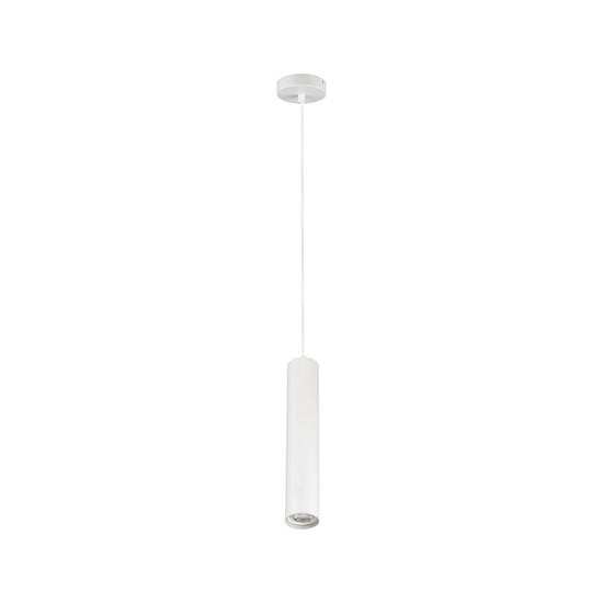 Kanlux Pendelleuchte Phlox GU10 Weiß Eisen Ø5cm 39041
