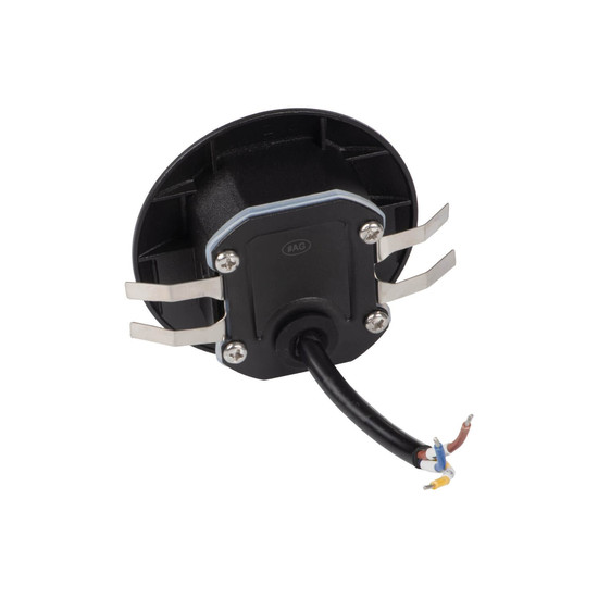 Kanlux LED Wandeinbauleuchte Exin 2,5W neutralweiss 4000K IP65 Schwarz Aluminium Ø8cm 39133