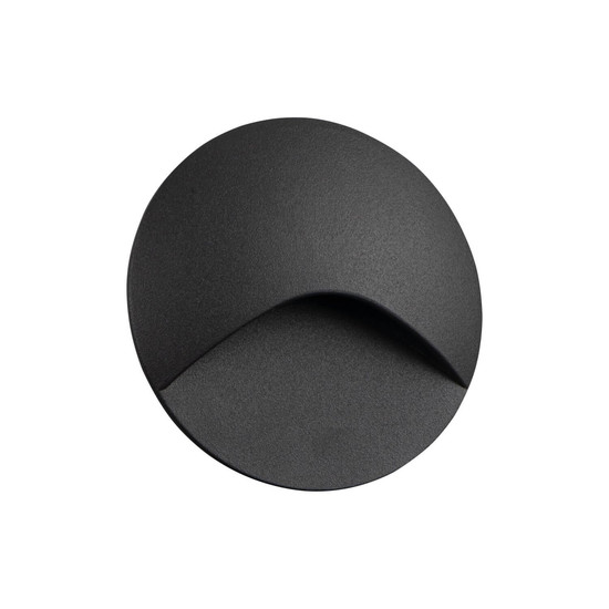 Kanlux LED Wandeinbauleuchte Exin 2,5W neutralweiss 4000K IP65 Grau Aluminium Ø8cm 39134