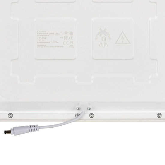 Kanlux LED Panel Blingo 40W neutralweiss 4000K 90Ra UGR19 Weiß Stahl 119,5x29,5cm 39171