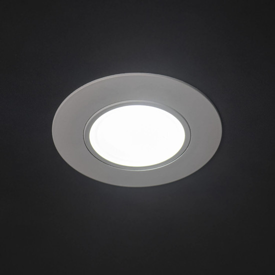 Kanlux LED Downlight Fizu 4W CCT warm-/neutral-/tageslichtweiss 3000K/4000K/6500K Weiß Ø8cm 39261
