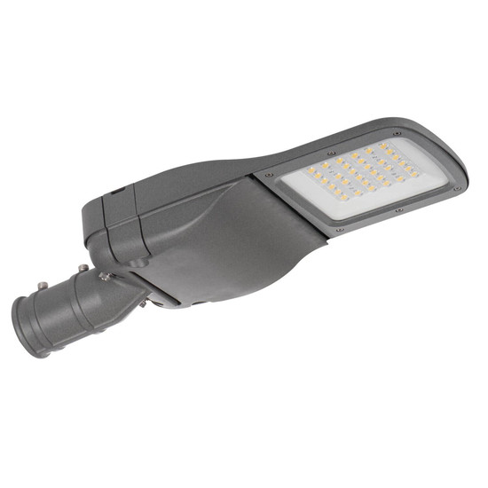 Kanlux LED Straßenleuchte PRO-S 50W neutralweiss 4000K IP66 Grau Aluminium 53,5x21cm asymmetrisch 39278