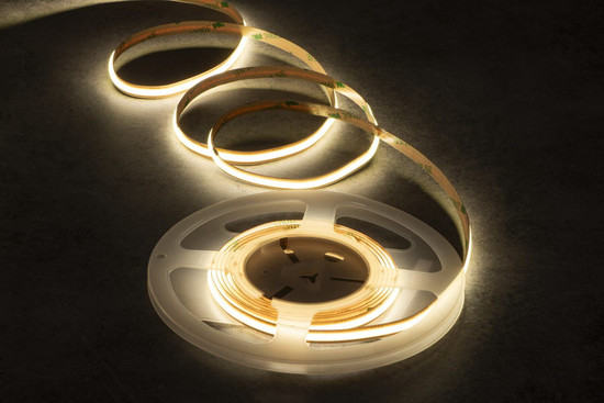 Kanlux LED Streifen 5m LCOB 12W/m 12V neutralweiss 4000K 90Ra dimmbar 8mm 39432