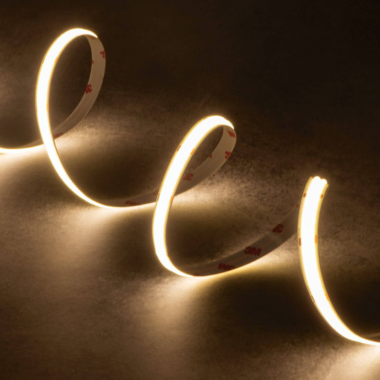 Kanlux LED Streifen 5m LCOB 28W/m 24V warmweiss 3000K 90Ra dimmbar 12mm 39443