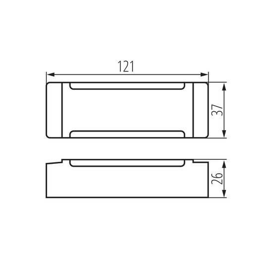 Kanlux LED Netzteil Treto 12V 40W IP67 Weiß 39512